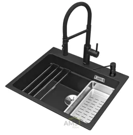 zlew-blanco-etagon-6-czarny-catris-s-doz-wkladka