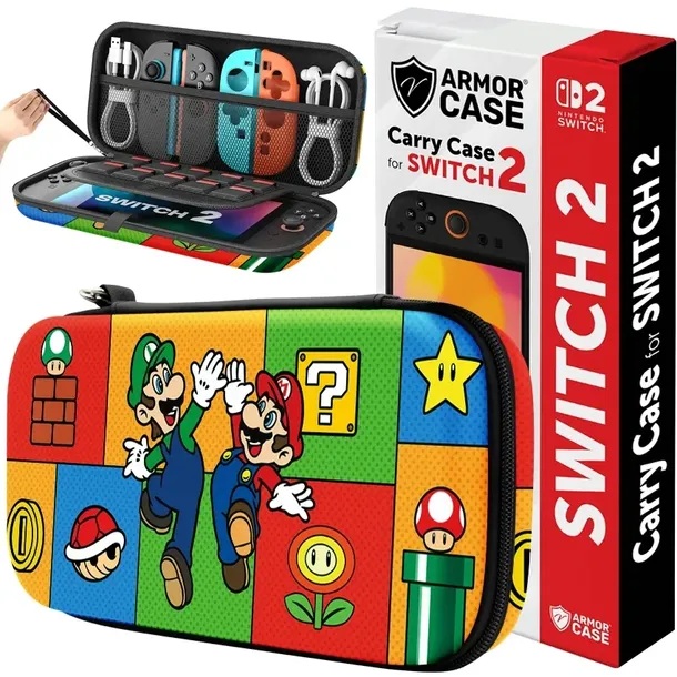 ETUI FUTERAŁ CASE WZMOCNIONY DO NINTENDO SWITCH 2 EDYCJA LIMITOWANA MARIO