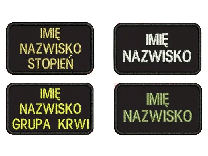 Naszywka strażacka imienna IMIENNIK OSP STRAŻ