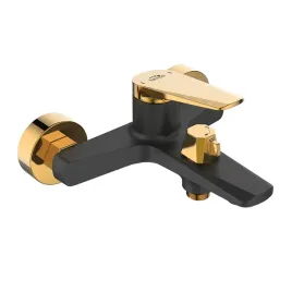 bateria-wannowa-jednouchwytowa-scienna-laveo-rubio-czarny-zlote