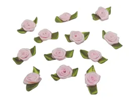 kwiatki-roze-z-satyny-z-listkiem-rozowe-3-cm-10-szt