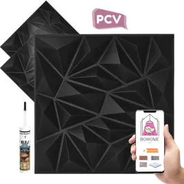 panele-dekoracyjne-3d-czarny-diament-50x50-wodoodporne-kasetony-pcv-bohome
