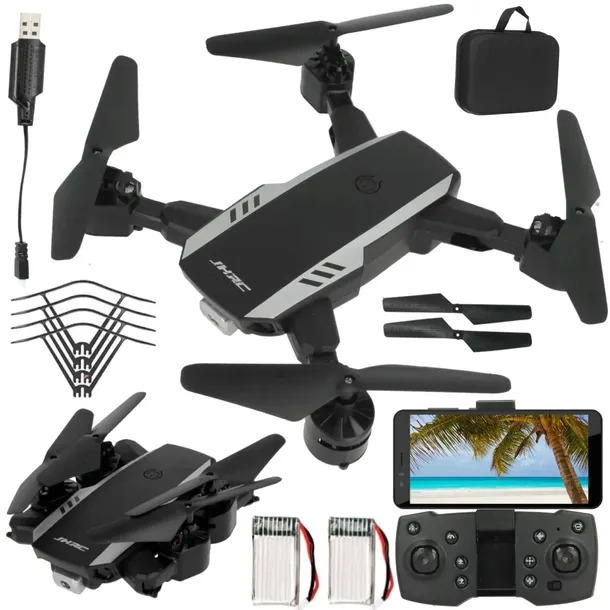 DRON Z KAMERĄ WIFI ZABAWKA ZAWIS ZDALNIE STEROWANY PILOT TELEFON + 2X AKU