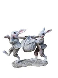 figurka-wielkanocny-zajace-kroliki-z-kapusta