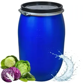 beczka-150l-zbiornik-do-kiszenia-pojemnik-na-deszczowke-wode-obejma