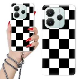 etui-do-xiaomi-redmi-note-14-5g-case-szachownica-sznurek-kratka-zebra-hit