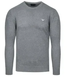 emporio-armani-sweter-szary-o-neck-classic-roz-xl