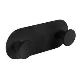 drazek-wieszak-podwojny-z-haczykami-bezinwazyjny-czarny-mat-miri-nowosc