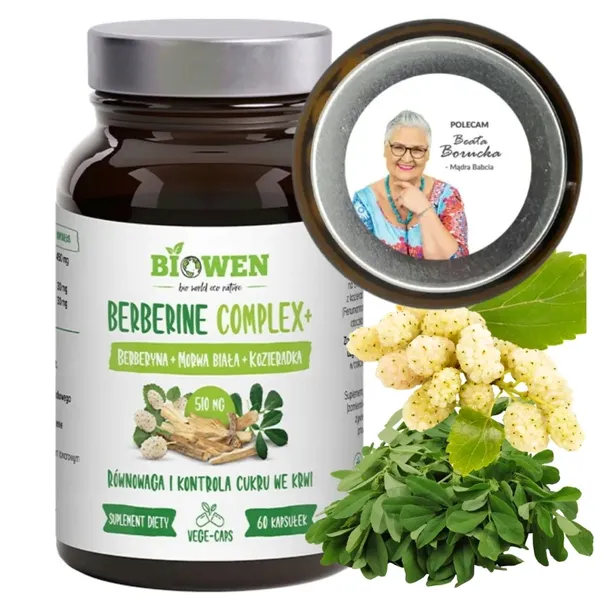 Biowen Berberine Complex Berberyna Ekstrakt Korzenia Berberysu 60 Kapsułek