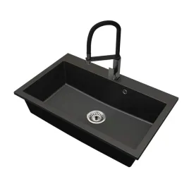 kuchenny-zlewozmywak-granitowy-jednokomorowy-elite-80-bateria-syfon-chrom