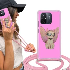 etui-do-xiaomi-redmi-12c-anti-shock-crossbody-pancerne-girly-positive-vibes