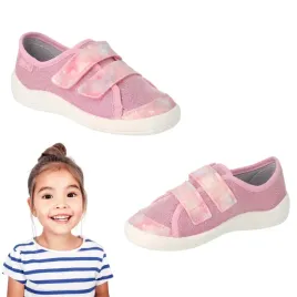 tenisowki-kapcie-rozowe-szkolne-buty-dzieciece-na-rzepy-befado-rozmiar-35