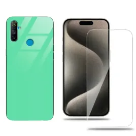 etui-do-realme-c3-glass-case-mietowy-zestaw-szklo-hartowane-ochrona-stylowy