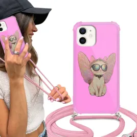 etui-do-iphone-12-mini-anti-shock-crossbody-pancerne-girly-positive-vibes