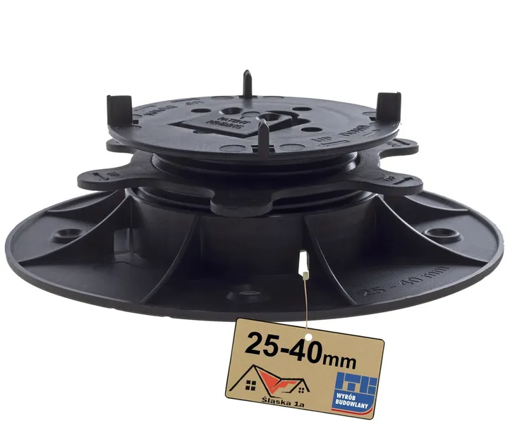 Wspornik tarasowy regulowany pod płyty legary deski do płyt gres 25-40 mm