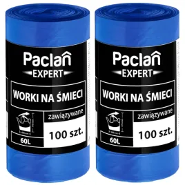 worki-na-smieci-odpady-60l-zawiazywane-100szt-zestaw-rolka-expert-paclan-2x