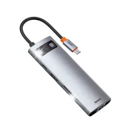 baseus-adapter-hub-usb-c-8w1-3x-usb-3-1-hdmi-4k-usb-c-pd-100w-rj45-micro-sd