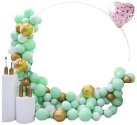 girlanda-balonowa-mietowa-bialo-zlota-z-konfetti-balony-zestaw-na-kole