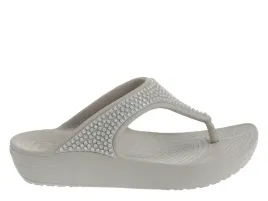 crocs-sloane-diamante-flip-platinum-41