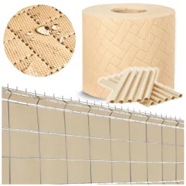 tasma-ogrodzeniowa-premium-19x26-oslona-ogrodzenie-panelowe-plot-bezowa-uv