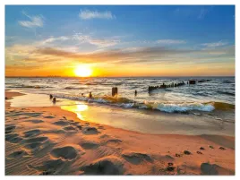 fototapeta-do-sypialni-zachod-slonca-plaza-morze-ocean-krajobraz-3d-450x300