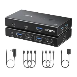 ugreen-ak502-przelacznik-adapter-switch-kvm-2w1-hdmi-2-0-3x-usb-a-1xusb-c