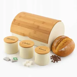 chlebak-pojemniki-nowoczesny-zestaw-kawa-cukier-herbata-stalowy-bambusowy