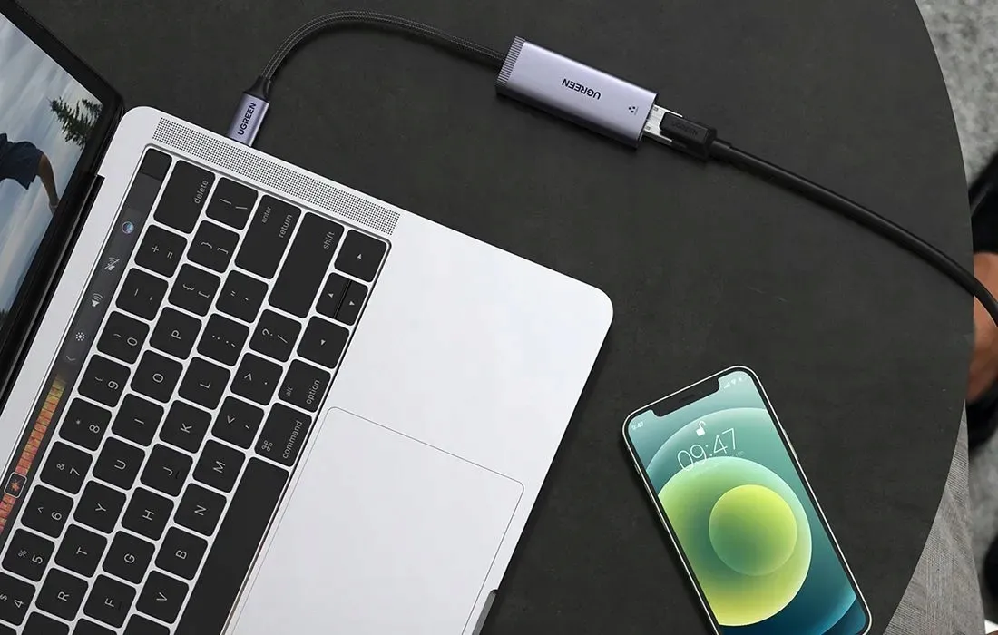 adapter-sieciowy-ugreen-usb-c-do-rj45-1000-mbps