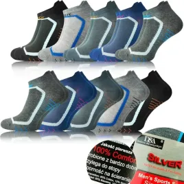 10x-skarpety-stopki-sportowe-bawelna-oddychajace-krotkie-silver