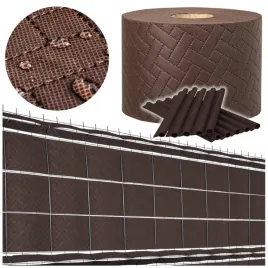 tasma-ogrodzeniowa-premium-19x52-oslona-ogrodzenie-panelowe-plot-brazowa-uv