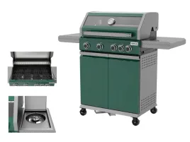 grill-gazowy-4-1-142kw-zielony-szafka-z-miejscem-na-butle-przeszklenie