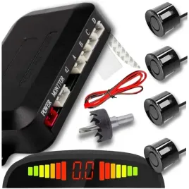 czujniki-parkowania-cofania-tyl-przod-buzzer-wyswietlacz-lcd-pdc-czarne-4x