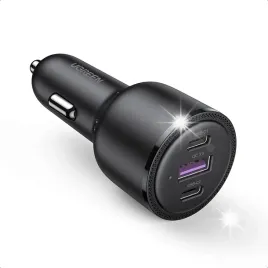 ugreen-szybka-ladowarka-samochodowa-zasilacz-do-zapalniczki-2xusb-c-usb-69w