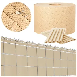 tasma-ogrodzeniowa-premium-19x52-oslona-ogrodzenie-panelowe-plot-bezowa-uv