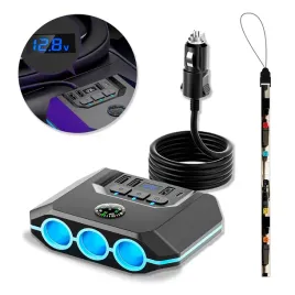 m-tachoorrozdzielaczor3x-zapalniczkaor3-x-usbor1-x-usb-corkompasorblueorlcd-volt