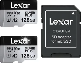 lexar-zestaw-2-kart-pamieci-micro-sdxc-128gb-uhs-i-zapis-150-mb-s-adapter