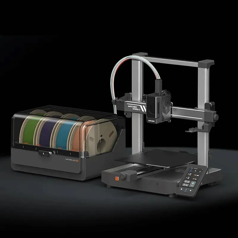 anycubic-kobra-3-combo-drukarka-3d-wielokolorowa-4-kolory-suszarka-ace-pro-stan-nowy