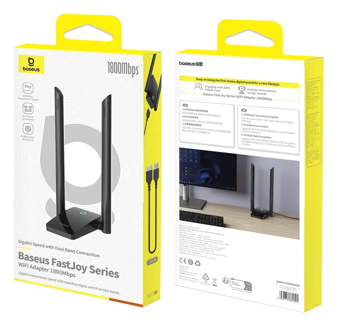 adapter-wifi-baseus-fastjoy-1800mbps-czarny