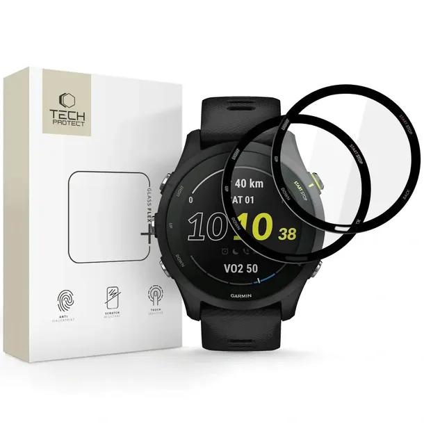 tech-protect-szklo-hybrydowe-flex-do-garmin-forerunner-255-2szt-pasuje-do-modelu-garmin-forerunner-255-255-music