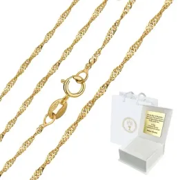 zloty-lancuszek-krecony-585-komunia-chrzest