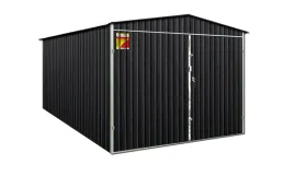 garaz-blaszany-2x3-grafit-garaz-na-wymiar-domek-narzedziowy-producent