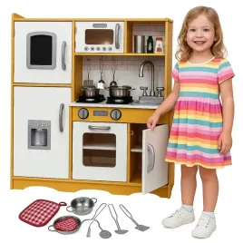 kuchnia-drewniana-xxl-dla-dzieci-duza-led-prezent-akcesoria-gratis