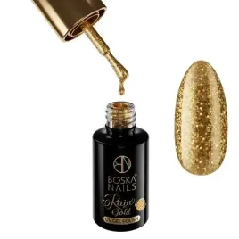boska-nails-lakier-hybrydowy-glitter-rain-434-gold-rain-6-ml