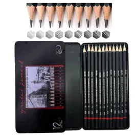 olowki-do-szkicowania-zestaw-do-rysowania-12-szt-artystyczne-etui-gratis
