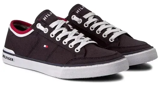 BUTY MĘSKIE TOMMY HILFIGER HARRINGTON CZARNE TRAMPKI SZKOŁA ROZMIAR 45