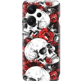 etui-do-xiaomi-redmi-note-13-pro-plus-5g-case-ochrona-goth-czaszki-mix-wz