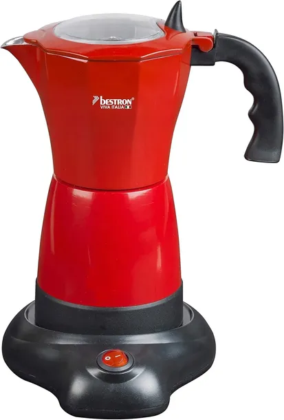 ELEKTRYCZNA Kawiarka 6F Ekspres Zaparzacz do Kawy Espresso Bestron