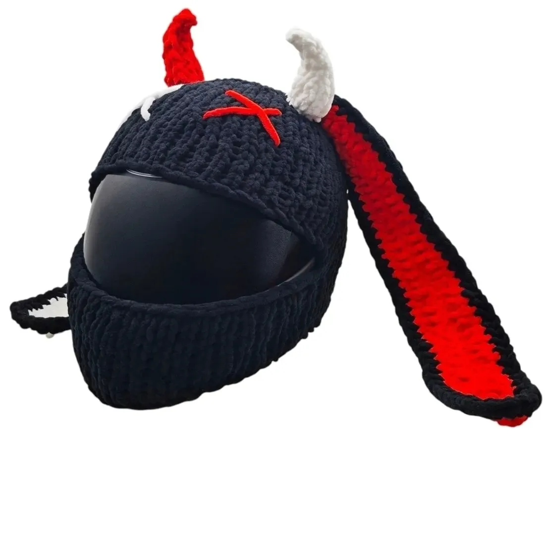 czapka-na-kask-horned-devil-rider-stan-nowy
