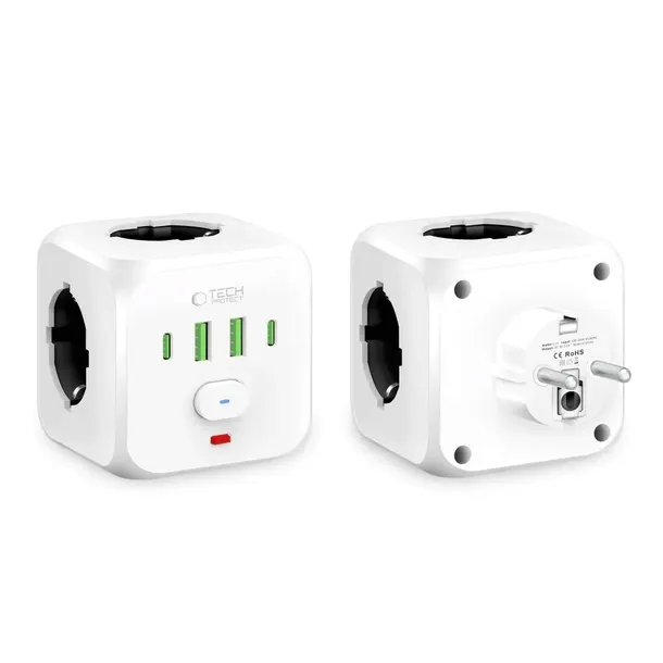 listwa-zasilajaca-tech-protect-pcl3x4-power-socket-2xusb-a-2xusb-c-3xac-w-napiecie-wyjsciowe-240-v