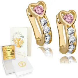 zlote-kolczyki-585-chrzest-komunia-grawer